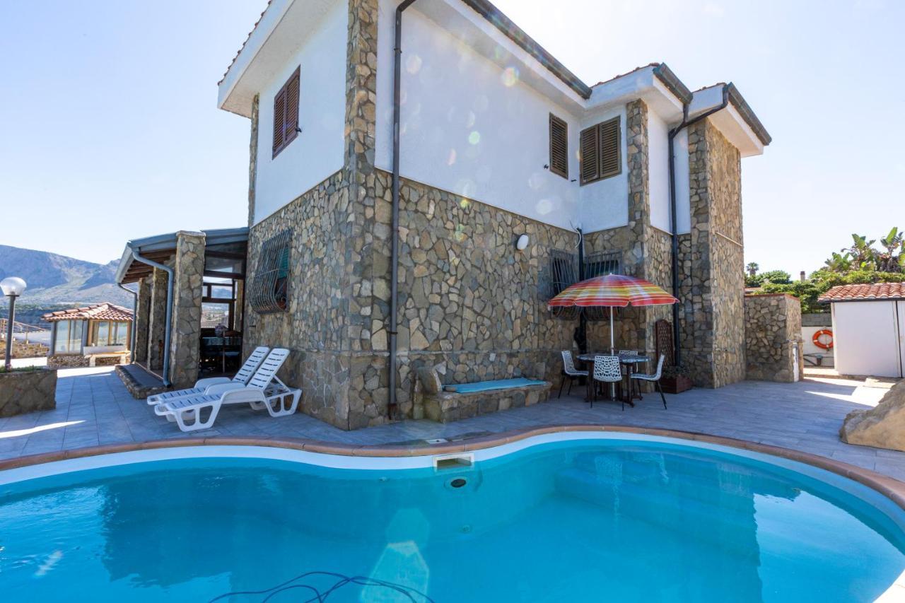 Villa Casa Vacanza Barbera - In Riva Al Mare Trappeto  Exterior foto