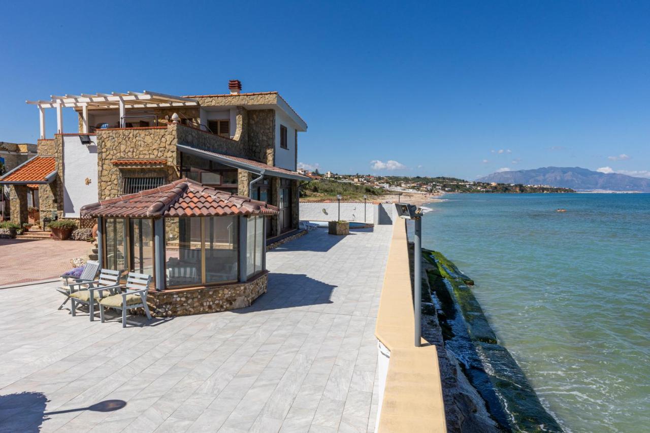 Villa Casa Vacanza Barbera - In Riva Al Mare Trappeto  Exterior foto